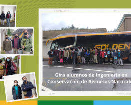 Estudiantes de Ingeniería en Conservación de Recursos Naturales visitarán diversos puntos del sur de Chile en su Práctica III
