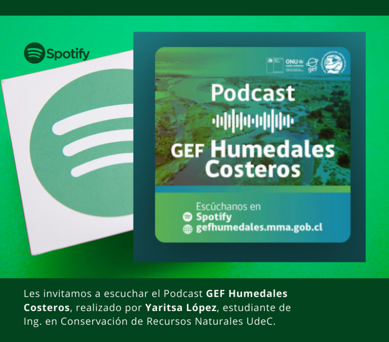 Podcast GEF Humedales Costeros, elaborado por Yaritsa López