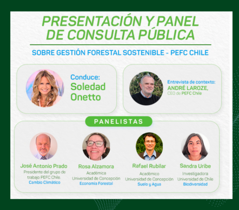 PEFC Chile: Presentación y Panel de Consulta Pública