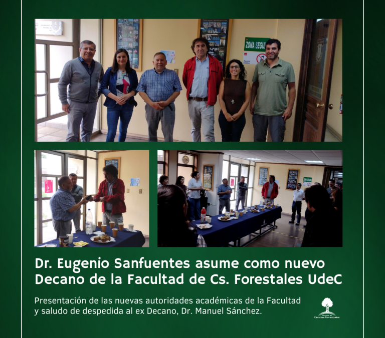 Nuevo Decano de la Facultad de Ciencia Forestales UdeC el Dr. Eugenio Sanfuentes Von Stowasser