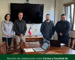 Reunión de colaboración entre Corma y Facultad de Ciencias Forestales UdeC