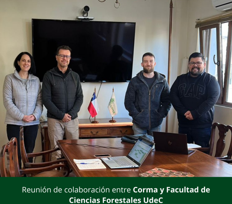 Reunión de colaboración entre Corma y Facultad de Ciencias Forestales UdeC