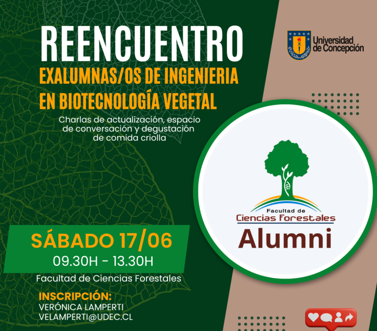 Reencuentro de Alumni FCF-UdeC - Carrera de Ingeniería en Biotecnología Vegetal UdeC